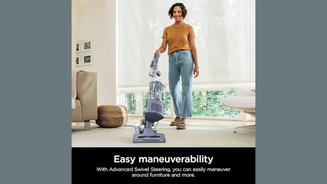 Shark NV352 Navigator Lift Away Upright Vacuum, HEPA filter vacuum, anti-allergen vacuum, vacuum for pet hair, lightweight vacuum, corded upright vacuum, vacuum for carpets and hard floors, versatile vacuum cleaner, vacuum with swivel steering